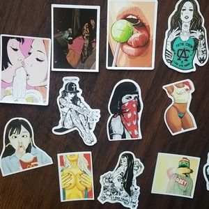 Assorted stickers